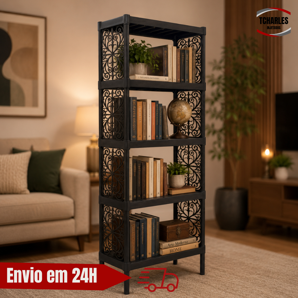 PROMOÇÃO Estante Prateleira Organizadora de Plástico Modular Multiuso para Cozinha e Quarto