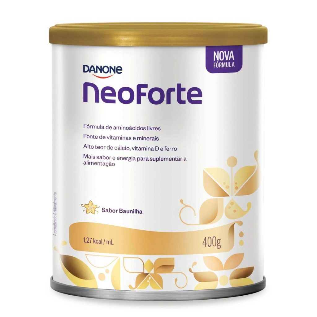 Suplemento Alimentar  Danone Neoforte 400g  Baunilha Original Val Out 26