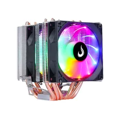 Cooler para Processador Rise Mode G800 RGB AMD Intel 2x 90mm Preto RM-AC-O8-RGB