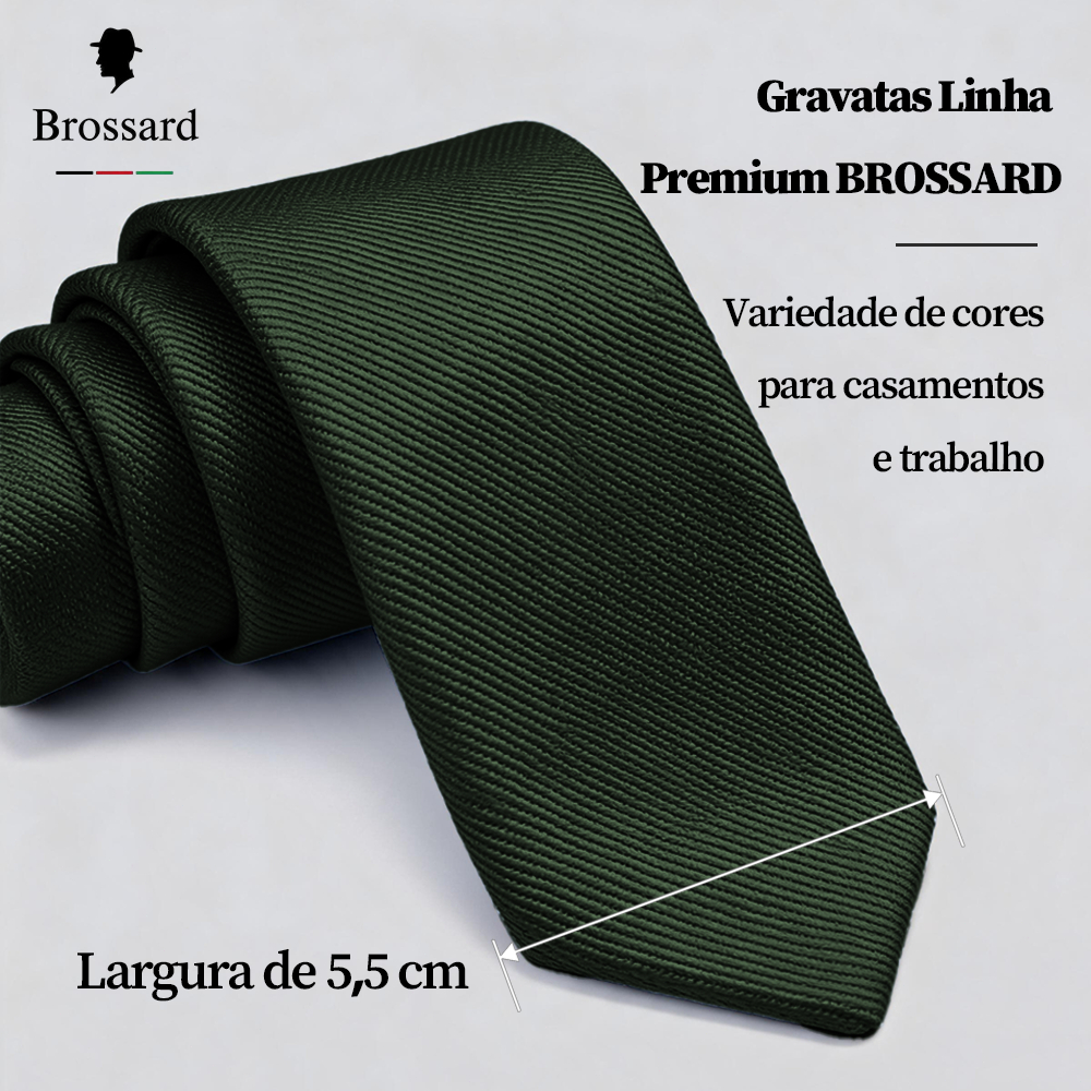 Gravata Masculina Premium Elegante Listras Diagonais Largura 5,5cm Para Trabalho, Festas e Presentes