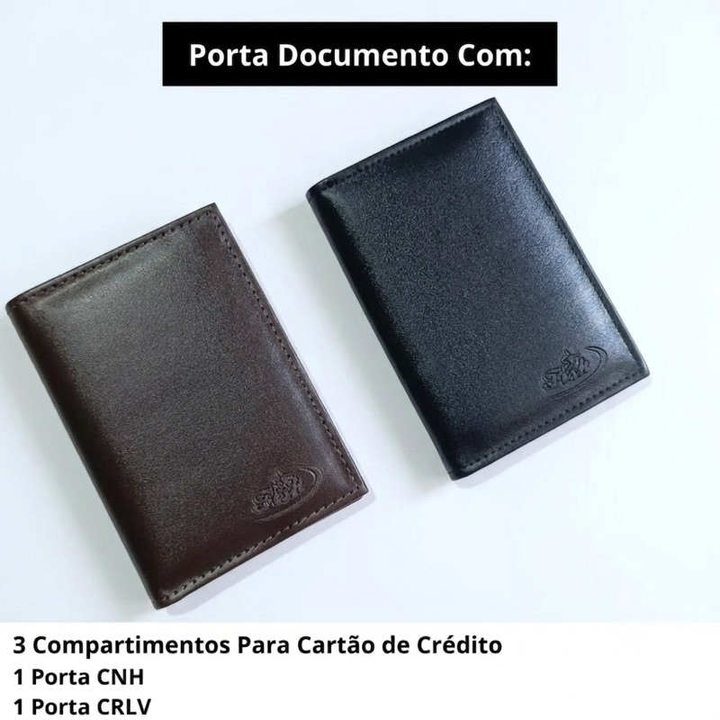 Porta documentos De carro é Habilitação/Cartões Sintético.