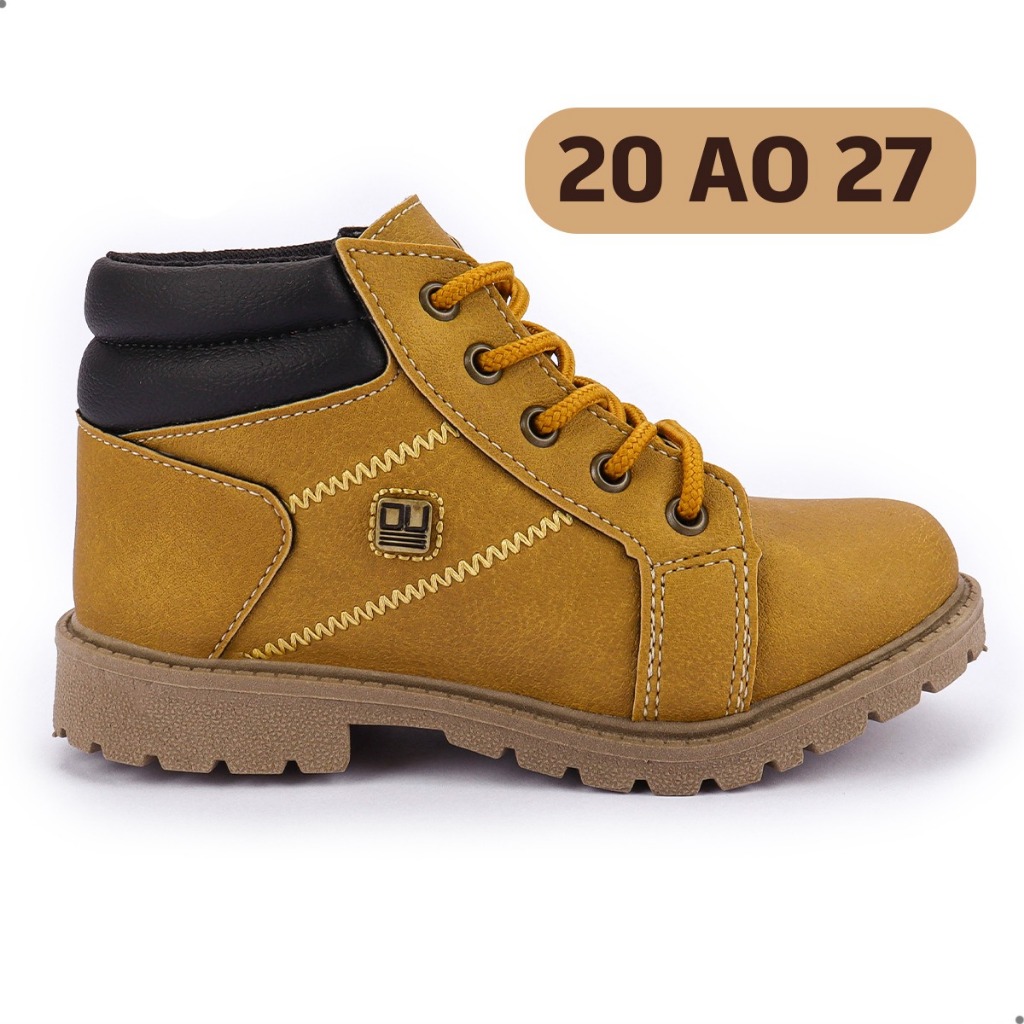 Bota Infantil Menino Coturno Infantil Masculino Bota Menino Botinha Menino Leve Inverno