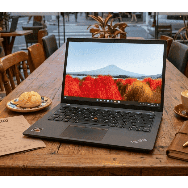 Notebook Lenovo Ryzen 5 16GB 512GB Thinkpad X13 Tela FullHD FullHD Retroiluminado ultra fino leve para trabalho e escola