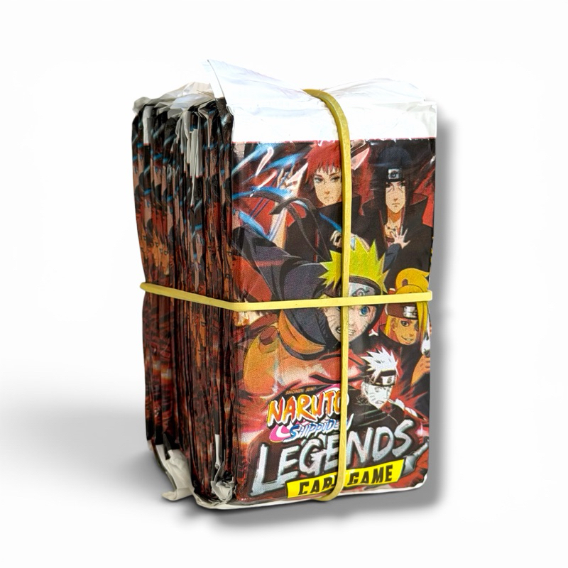 Kit 200 Cards Naruto = 50 Pacotinhos Figurinhas Bater Bafô Duelar