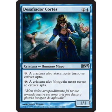 Desafiador Cortês (Humano / Mago) - - Magic The Gathering
