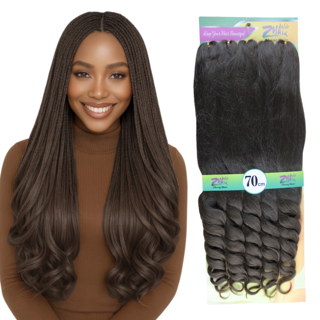 Cabelo Boho Curl Caracol 400g – Jumbo Premium p/ Tranças 70cm