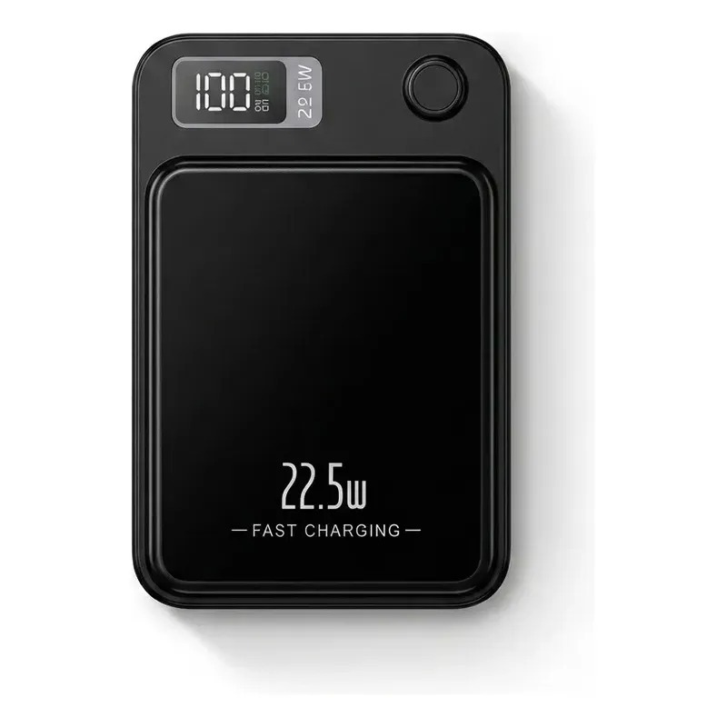 Power Bank Inducao Magnetico Carregador Celular Turbo Sem Fio Universal Bateria 10000mah 22.5w