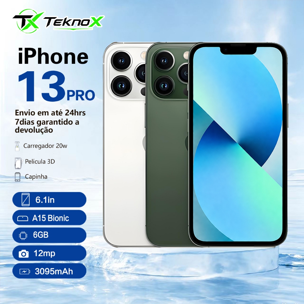 iPhone 13 Pro 128GB ou 256GB Carregador Garantia