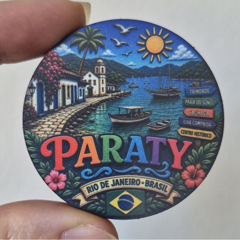 Íma de Geladeira Lembranças de Paraty RJ