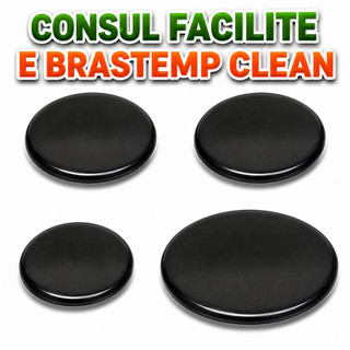 Espalhadores 4 unidades Tampinhas Queimador Fogão Brastemp Clean Consul Facilite