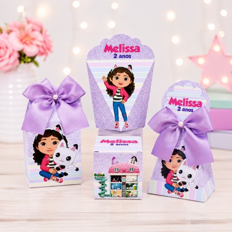 Kit Festa A Casa Mágica Da Gabby Personalizados - Lembrancinhas - Festa Infantil - Aniversário / DESMONTADO