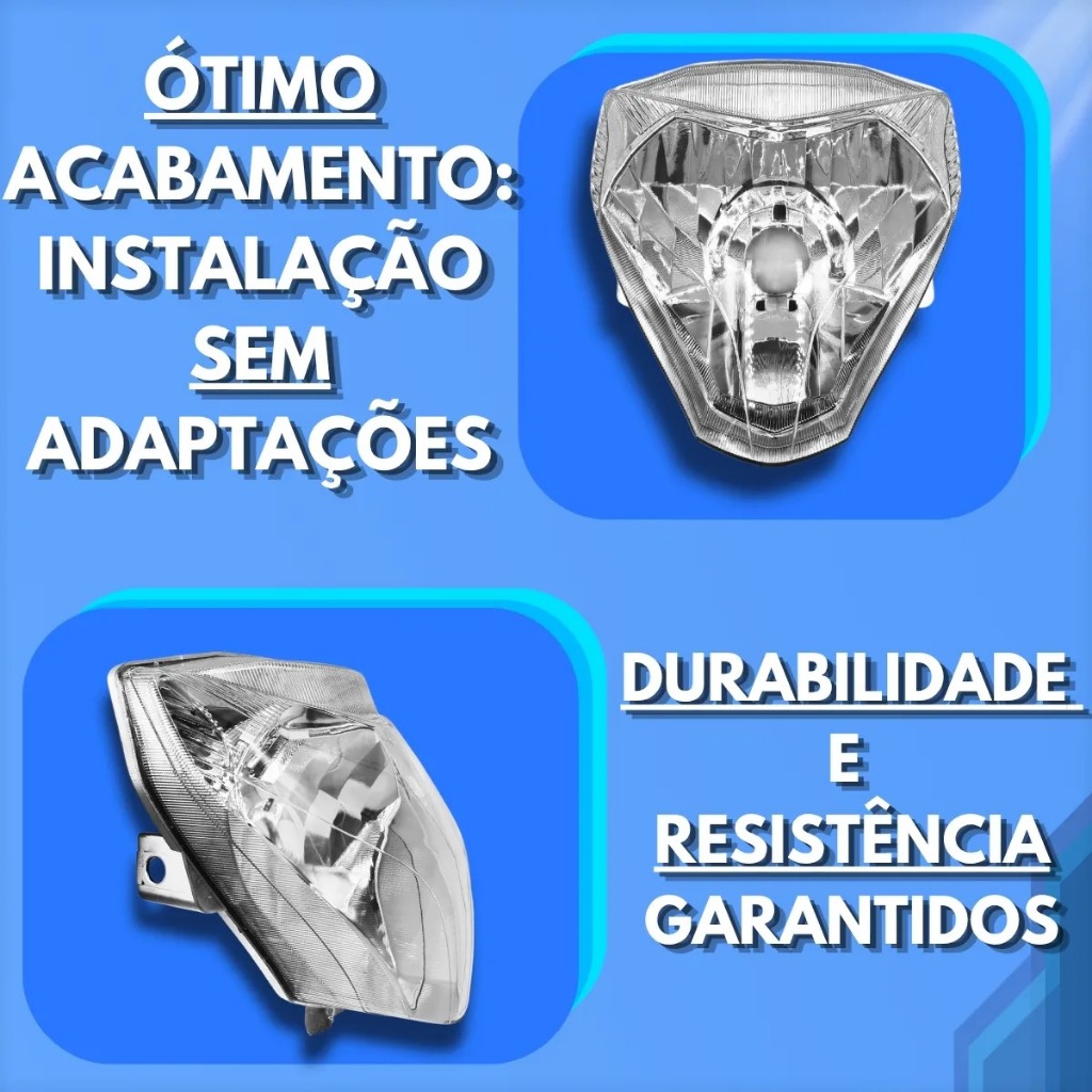 Farol Bloco Optico Honda Cb 300 R 2009 Até 2015 — imagem 2 de 2
