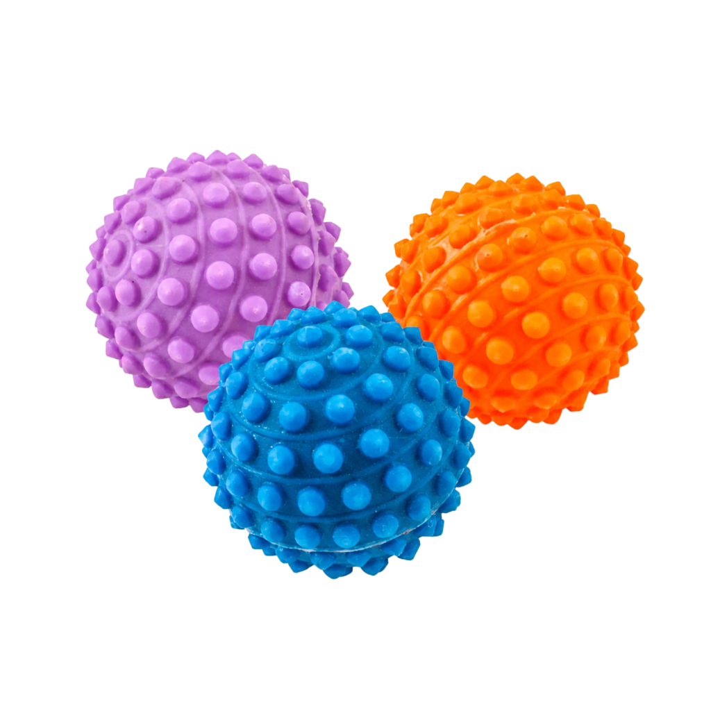 Kit 3 Bolas Cravos Fisioterapia Massagem Liberação Miofascial Fitness Pilates Fisioterapia