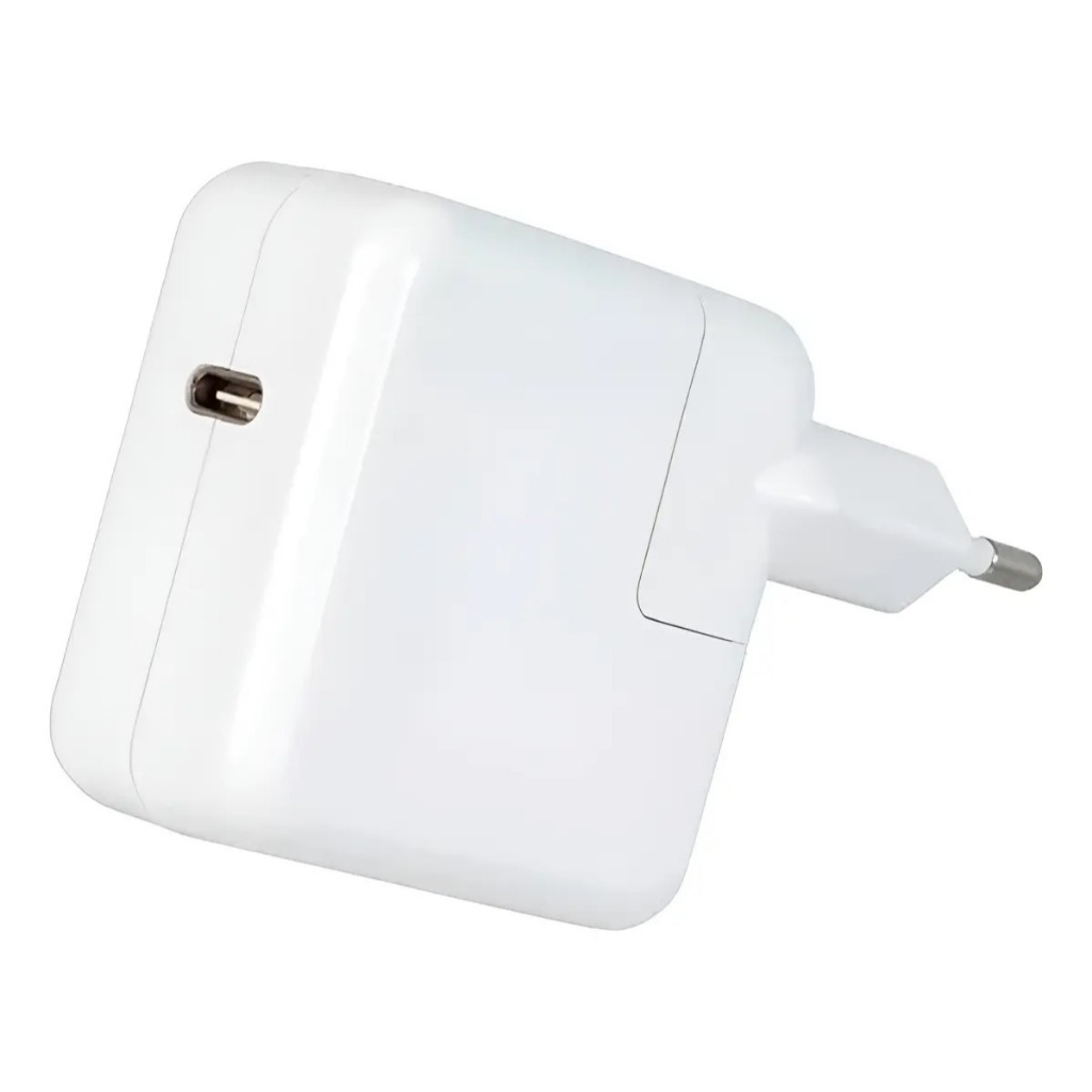 Fonte USB-C Carregador MagSafe C - 30W Para Macbook Iphone Ipad Ipod
