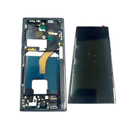 Tela Frontal Galaxy S22 Ultra (S908) Soft Oled C/aro e Biometria