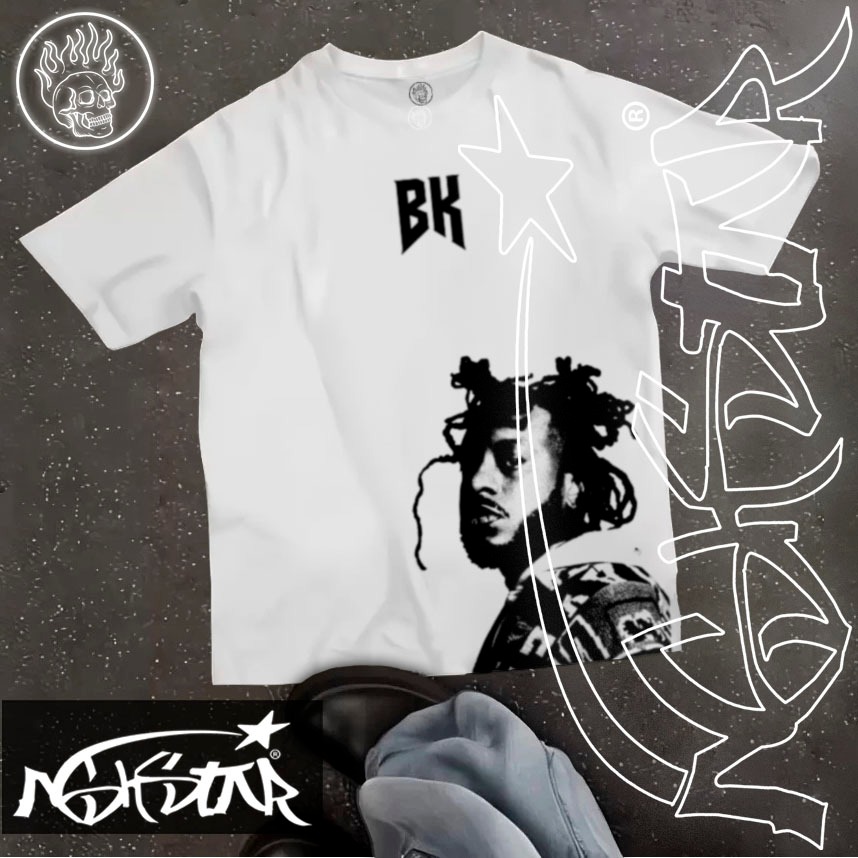 *VALOR PROMOCIONAL* Camiseta T-Shirt Premium 100% algodão ASHSTAR "BK Hip Hop Vector"