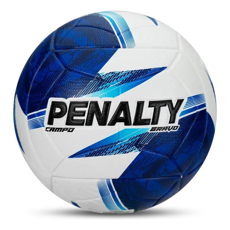 Bola Futebol Penalty Campo Bravo XXVI Azul Oficial