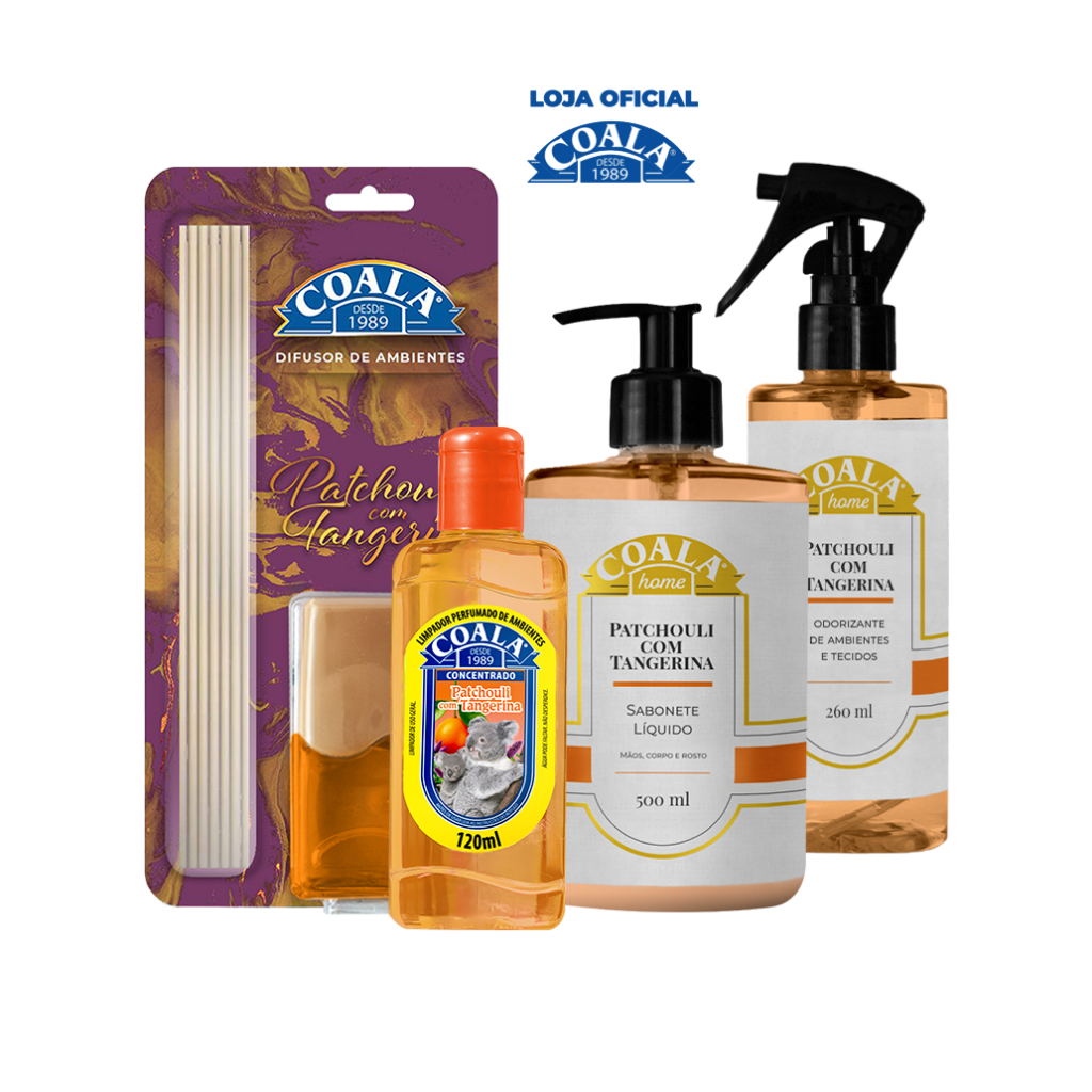Kit Coala Home Patchouli com Tangerina