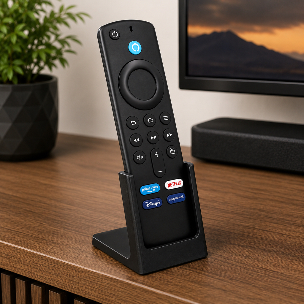 Suporte para Controle Remoto Fire TV Stick e Apple TV Base Organizadora para Sal