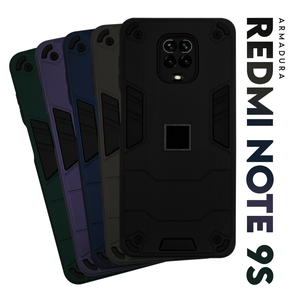 Capa Capinha Case Armadura Militar Xiaomi Redmi Note 9s Pro Max Premium Protetora Resistente Anti-Impacto Anti-Shock
