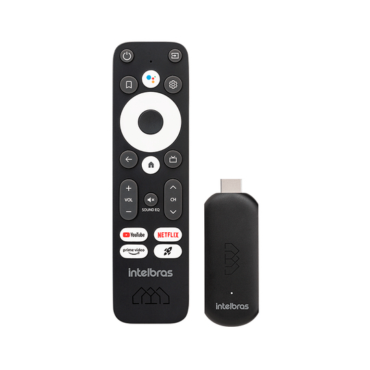 Smart TV Stick Full HD Intelbras Izy Play Android TV 11 Wi-Fi Chromecast Controle por Voz Original