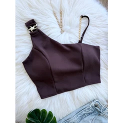 AZALEA Cropped Com Bojo Moda Feminina 160