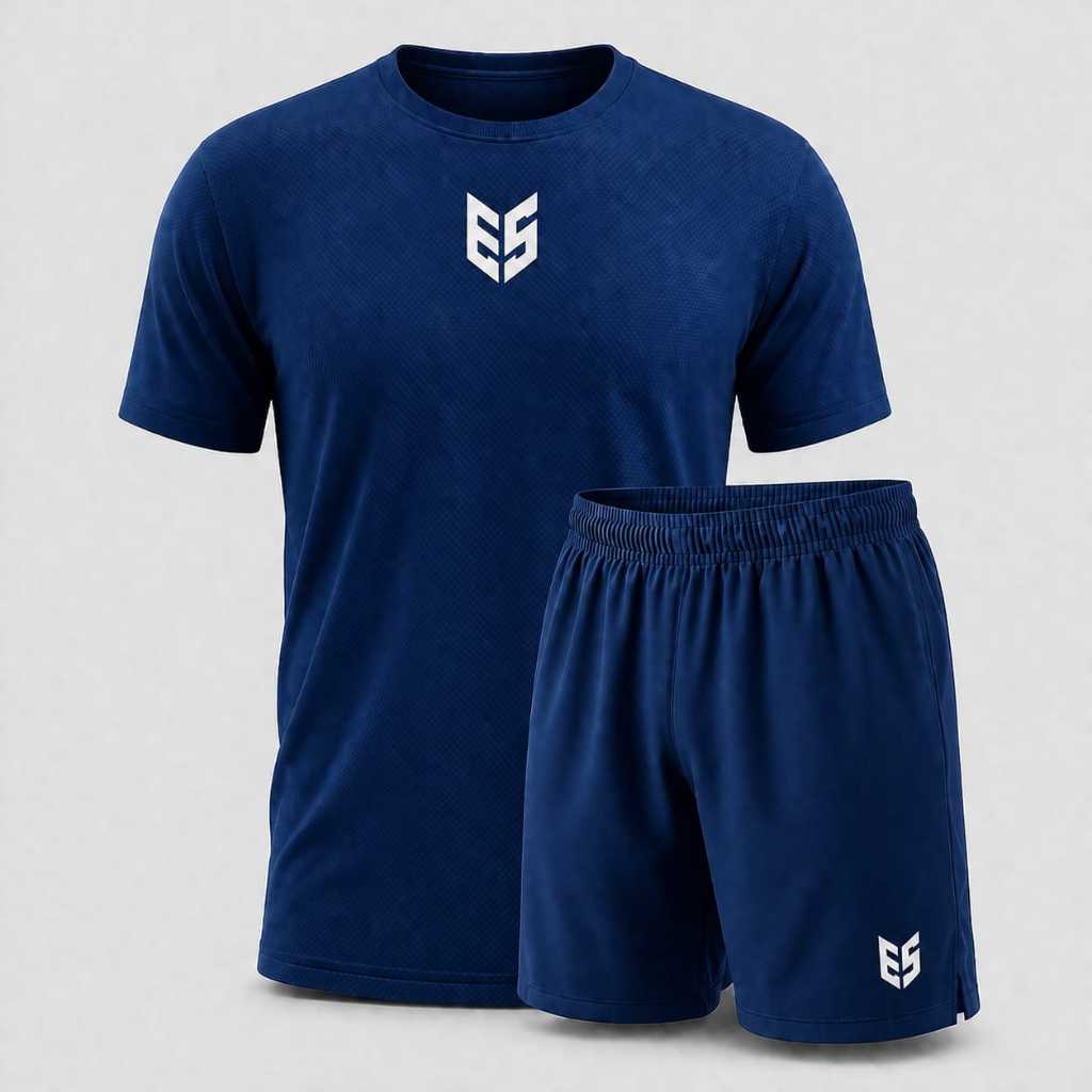 Kit Bermuda + Camiseta Dry Fitness Academia Conjunto de treino masculino