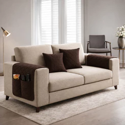 Capa protetor para braço de sofa medida 60x90 com bolso