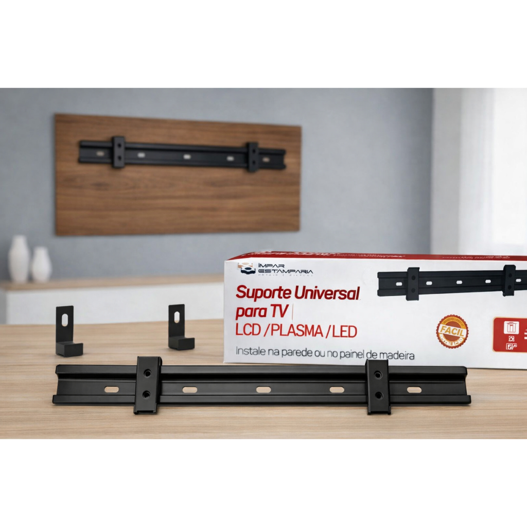 Suporte Tv Universal Led Lcd Plasma- Parede E Painel 20 À 55