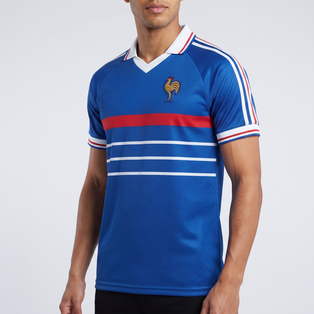 Camisa França Retrô 1998 Masculina Adulto Oficial