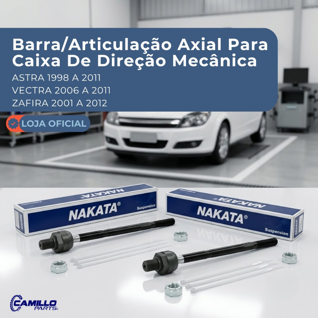 Par Barra Articulação Axial Direção Chevrolet Astra Vectra Zafira Nakata