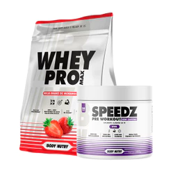 Kit Whey Protein 900g + Pré Treino SpeedZ 300g Body Nutry | Massa Muscular, Energia e Desempenho