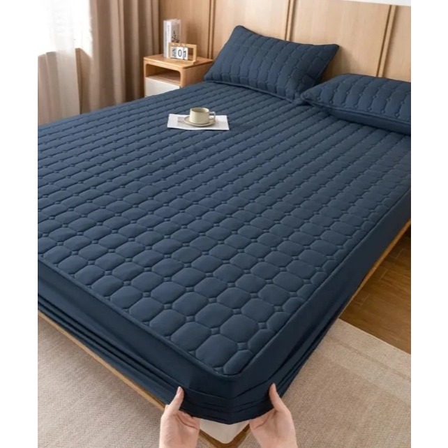Capa Protetora Impermeável com Elástico Colchão Cama Casal Queen King ou Solteiro Matelado
