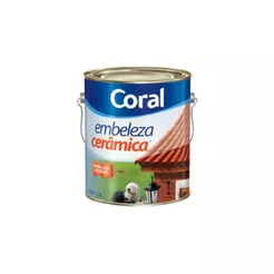 Tinta Embeleza Cerâmica Para Telhas E Tijolos 900ml Coral