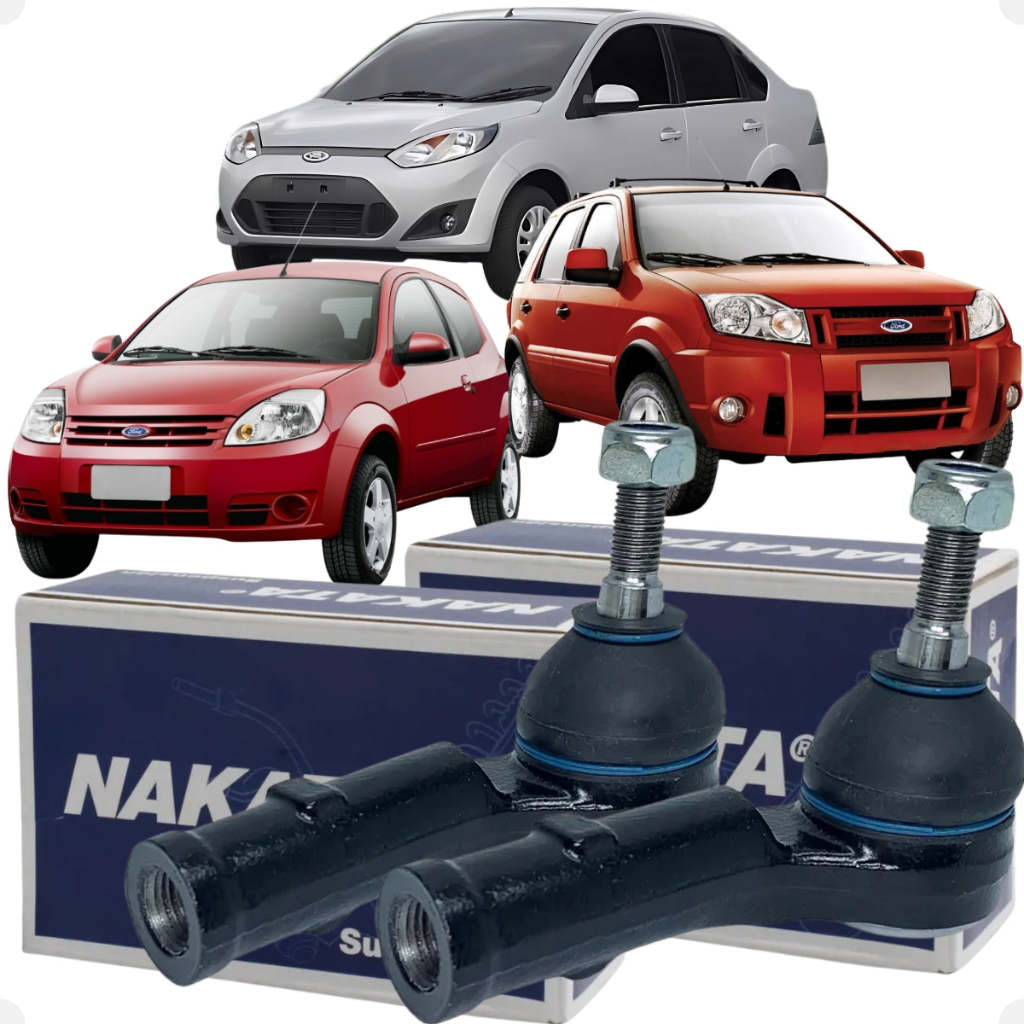 Par Terminal Direção Dianteiro Ecosport Fiesta Ka 2003 2014