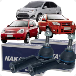 Par Terminal Direção Dianteiro Ecosport Fiesta Ka 2003 2014