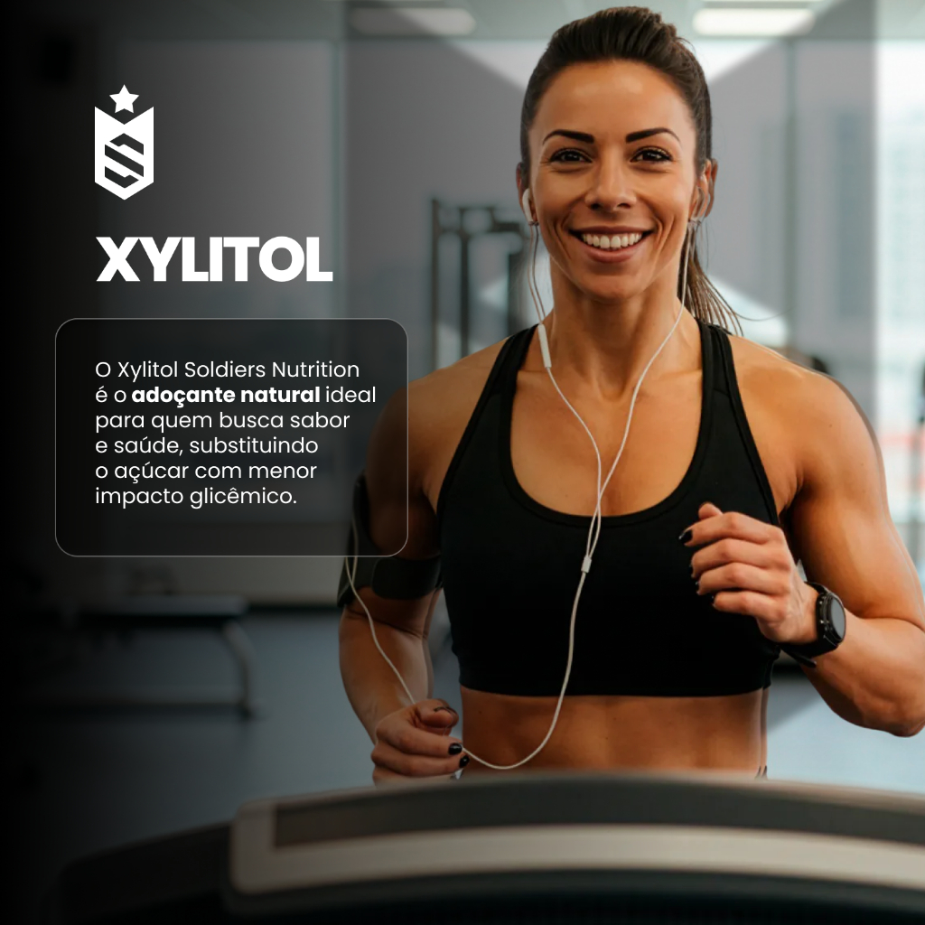 Xylitol 1kg 100% Puro Soldiers Nutrition Ingrediente Natural Adoçante Alimentação Saudável · foto 2