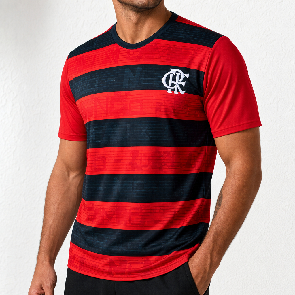 Camiseta Flamengo Masculina Licenciada Torcedor Oficial 2025 Manto Camisa Origin