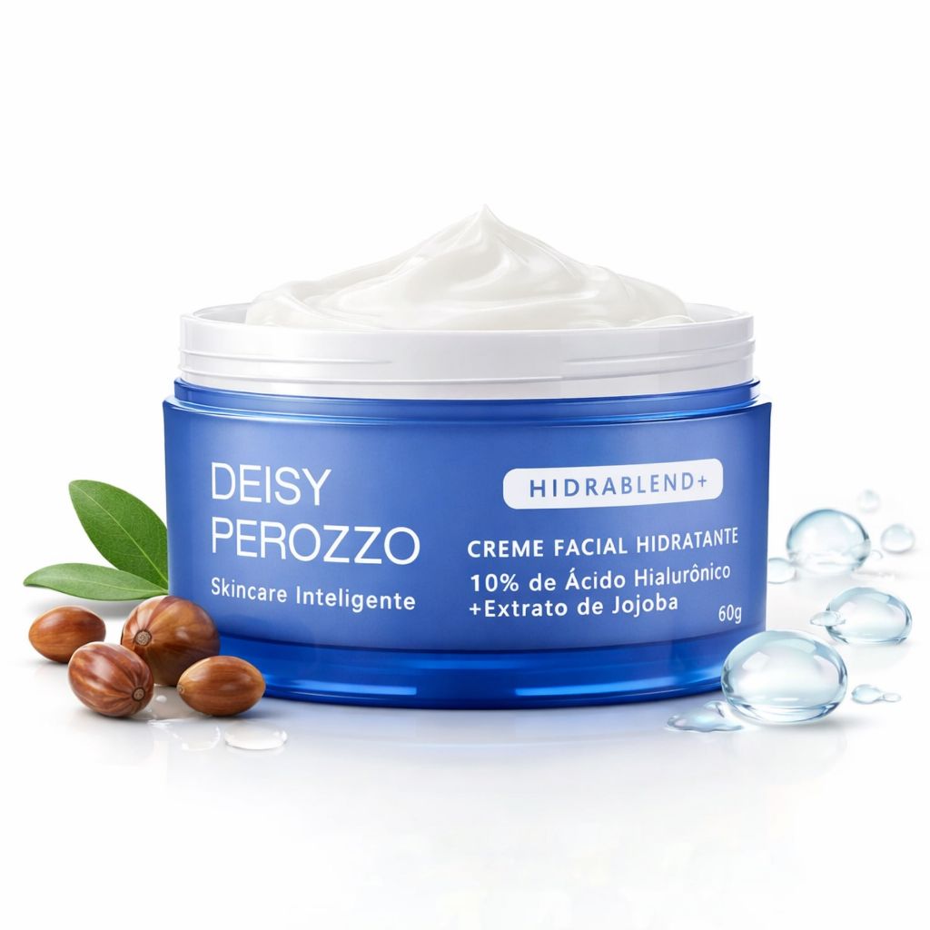 Hidratante Facial Hidrablend+ Deisy Perozzo 60g Ácido Hialorônico Jojoba Hidratação Intensa