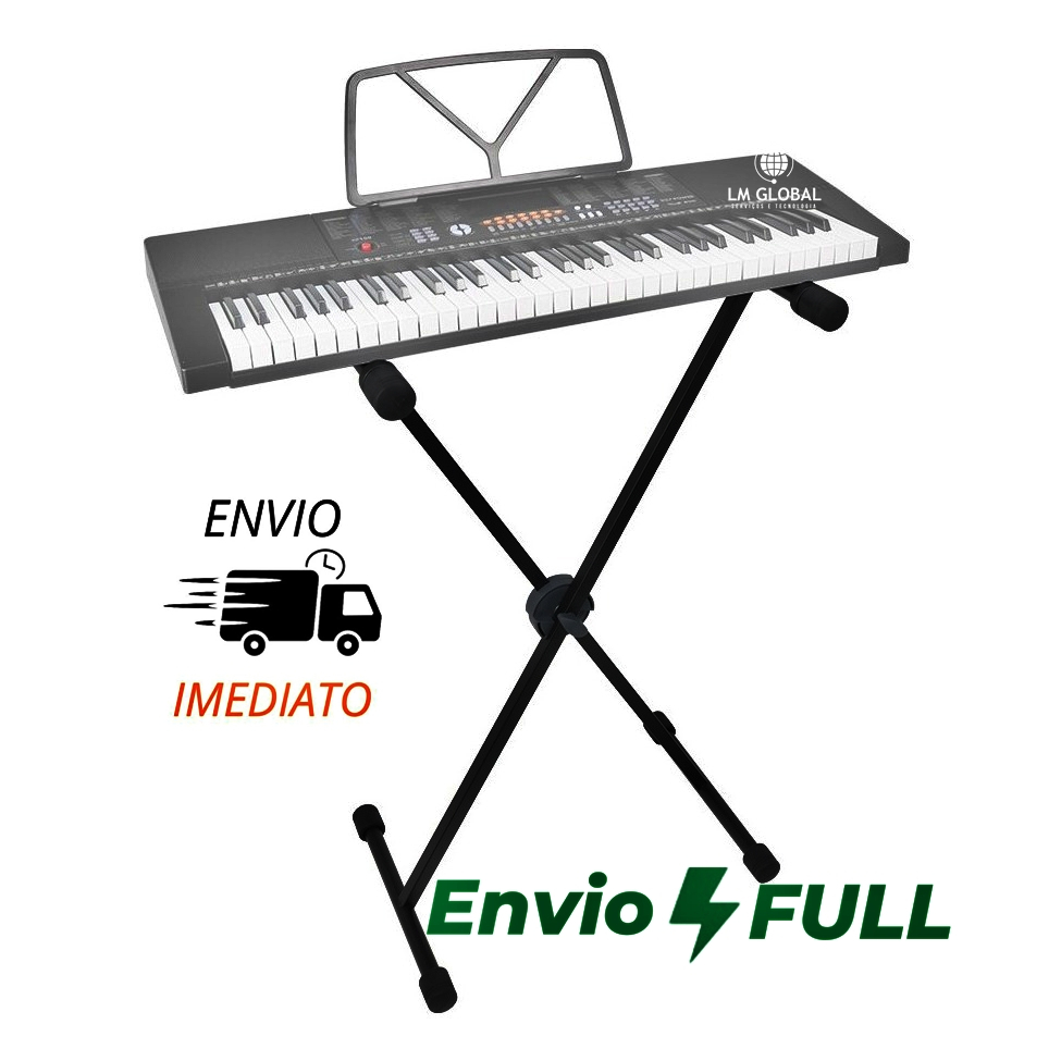 Suporte Ask X10s Teclado Musical Estante Pedestal Até 30kg SUPER RESISTENTE - EM AÇO