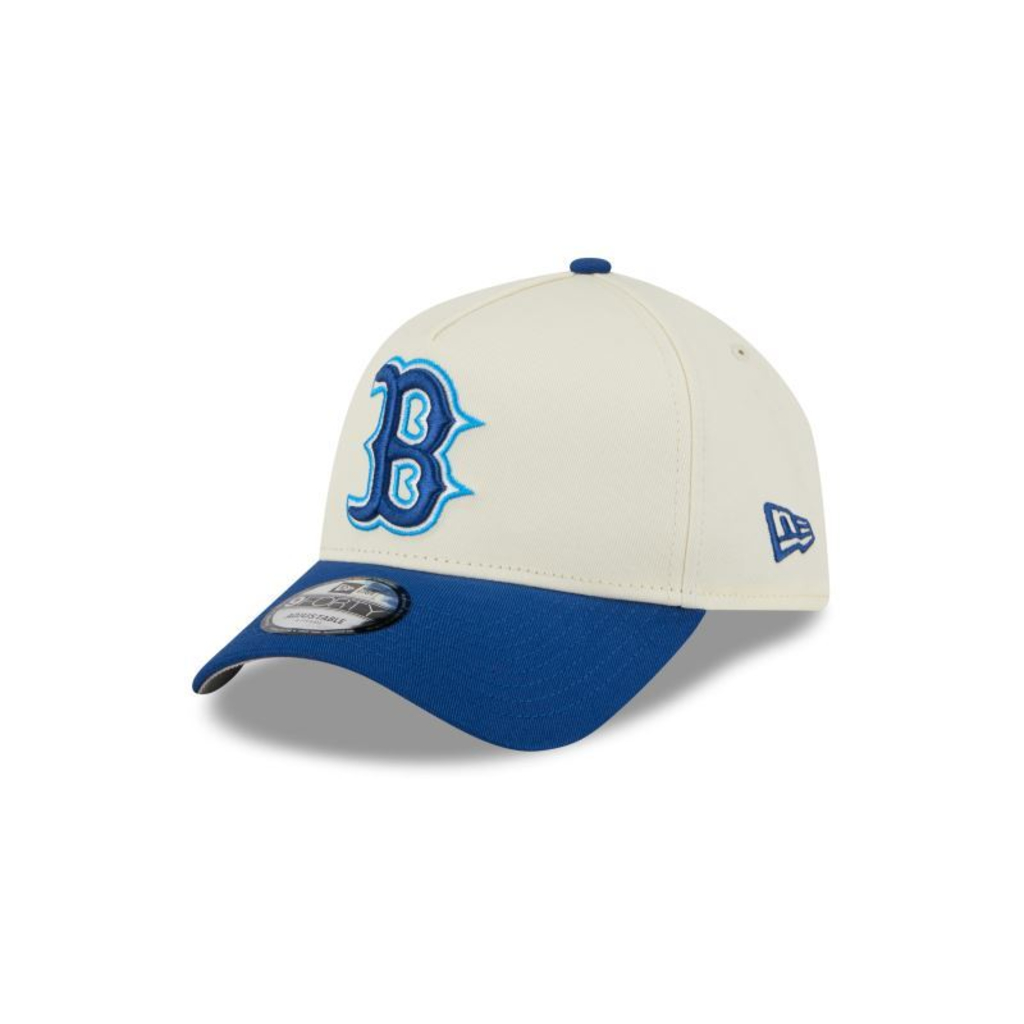 BONÉ NEW ERA 9FORTY A-FRAME BOSTON RED SOX MLB — BLUEBERRY CREAM | AJUSTÁVEL | ORIGINAL
