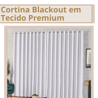 Cortina Blackout em Tecido Premium Corta Luz Blecaute