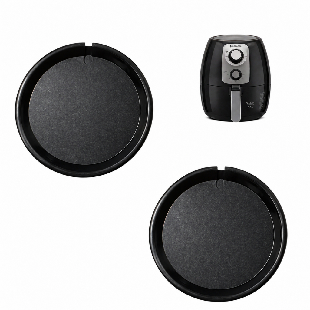 2 Botões Timer e Temper Compatível Air Fryer Cadence Frt515 525 550 600