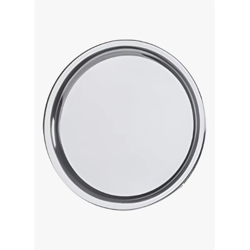 Bandeja Garçom Em Aço Inox Redonda 30cm Globo
