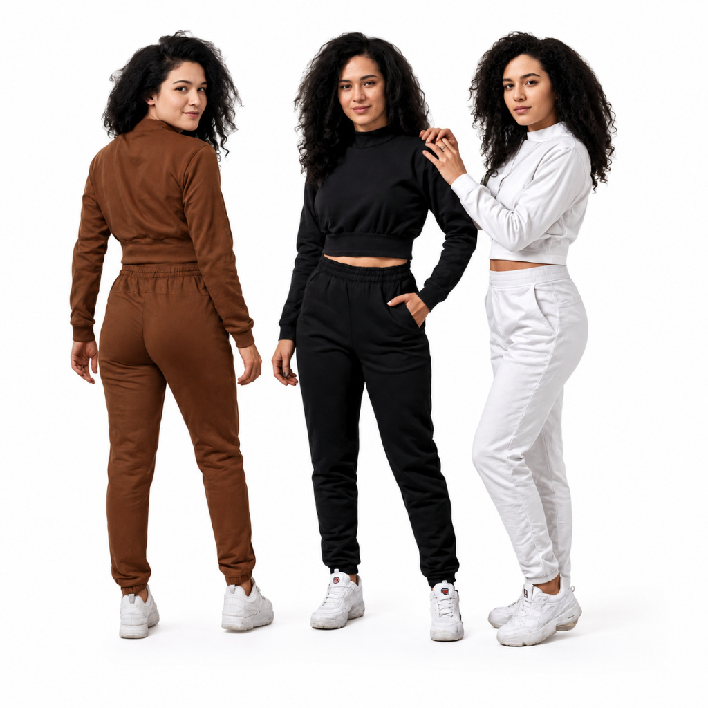Calça e Blusa Conjunto Moletom Feminino Frio Inverno Agasalho Femenino Moleton Quentinho Conjuto