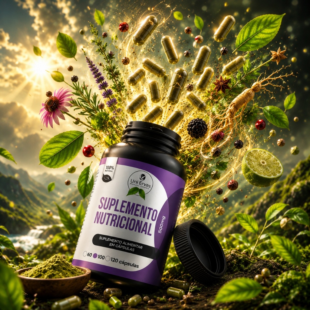 SUPLEMENTO NATURAL SUPORTE AO METABOLISMO 120 CAPSULAS 500MG