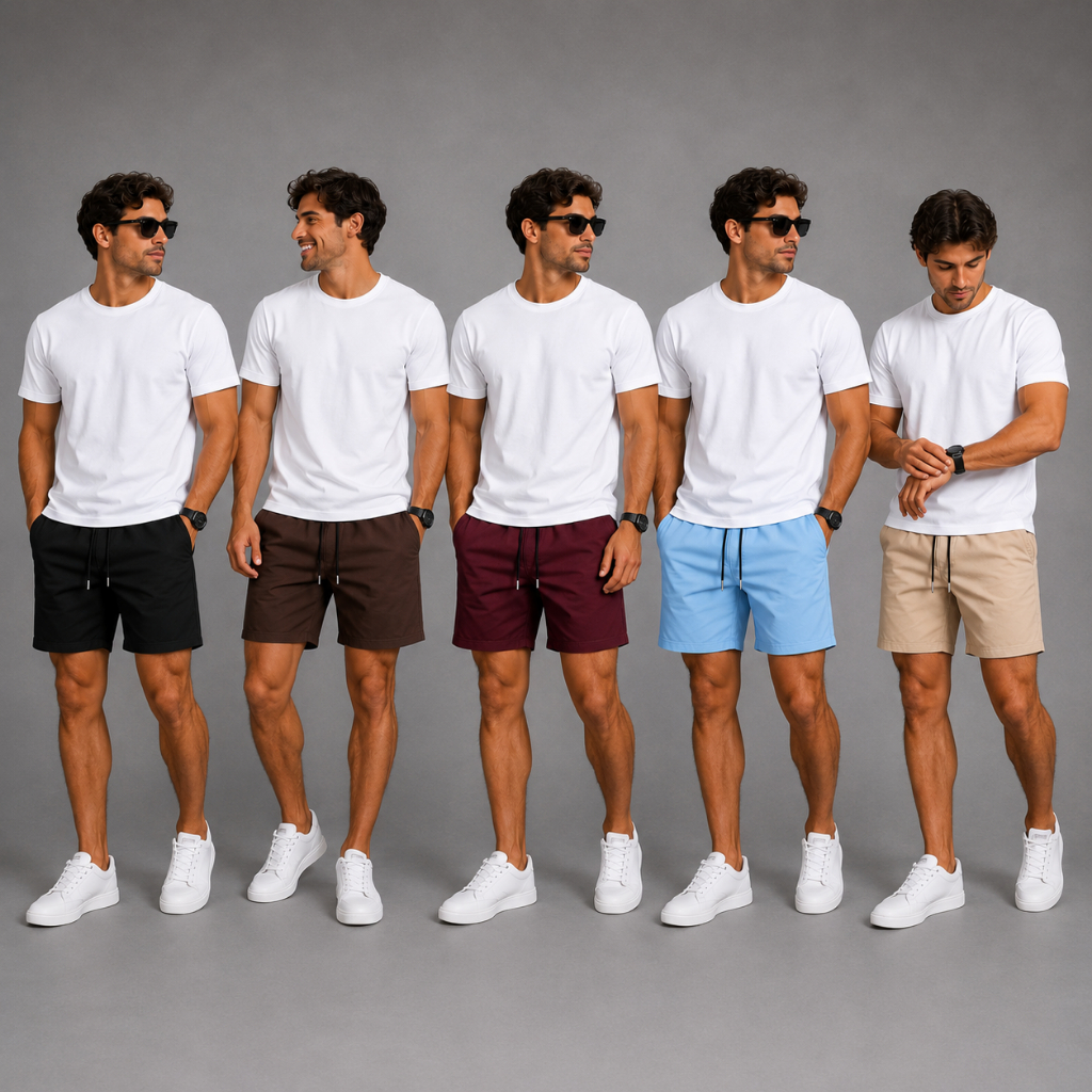 Short Bermuda Masculino Tactel Elastano Praia Verão Academia Premium Secagem Rápida Conforto e Estilo.