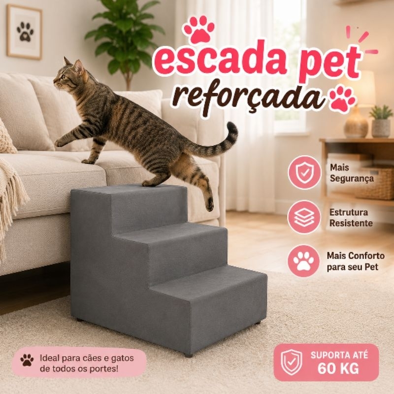 Escada pet para cachorro e gato