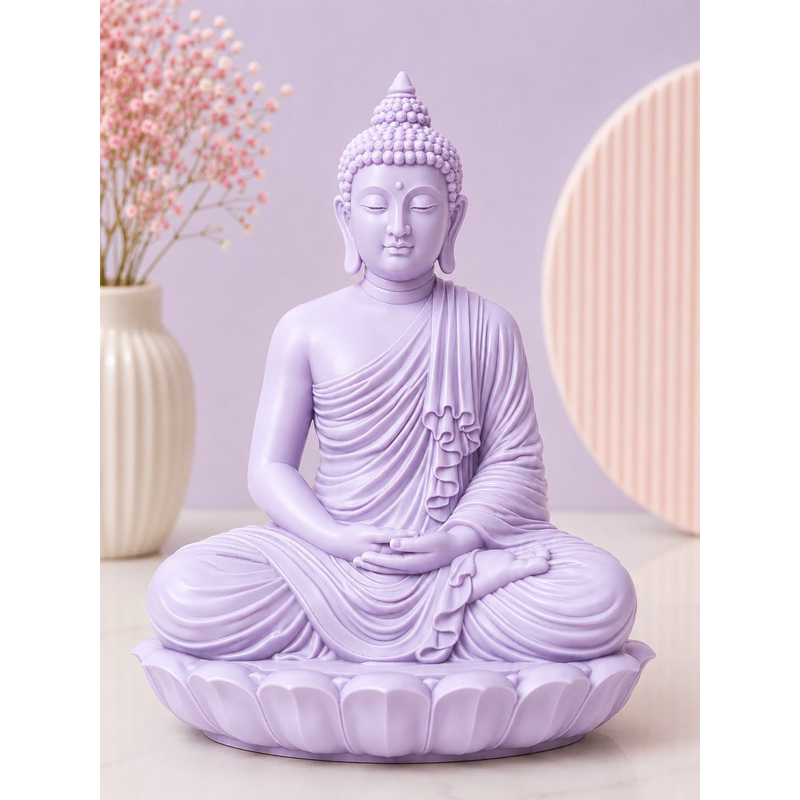 Imagem Estátua Buda Decorativa em Impressão 3D – Decoração Zen para Casa, Sala e Escritório