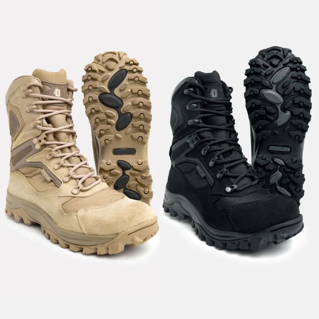 Bota Amphibiam Dry 2.0 8'' Invictus - Impermeável Coturno Cano Longo Tático Militar Trilha
